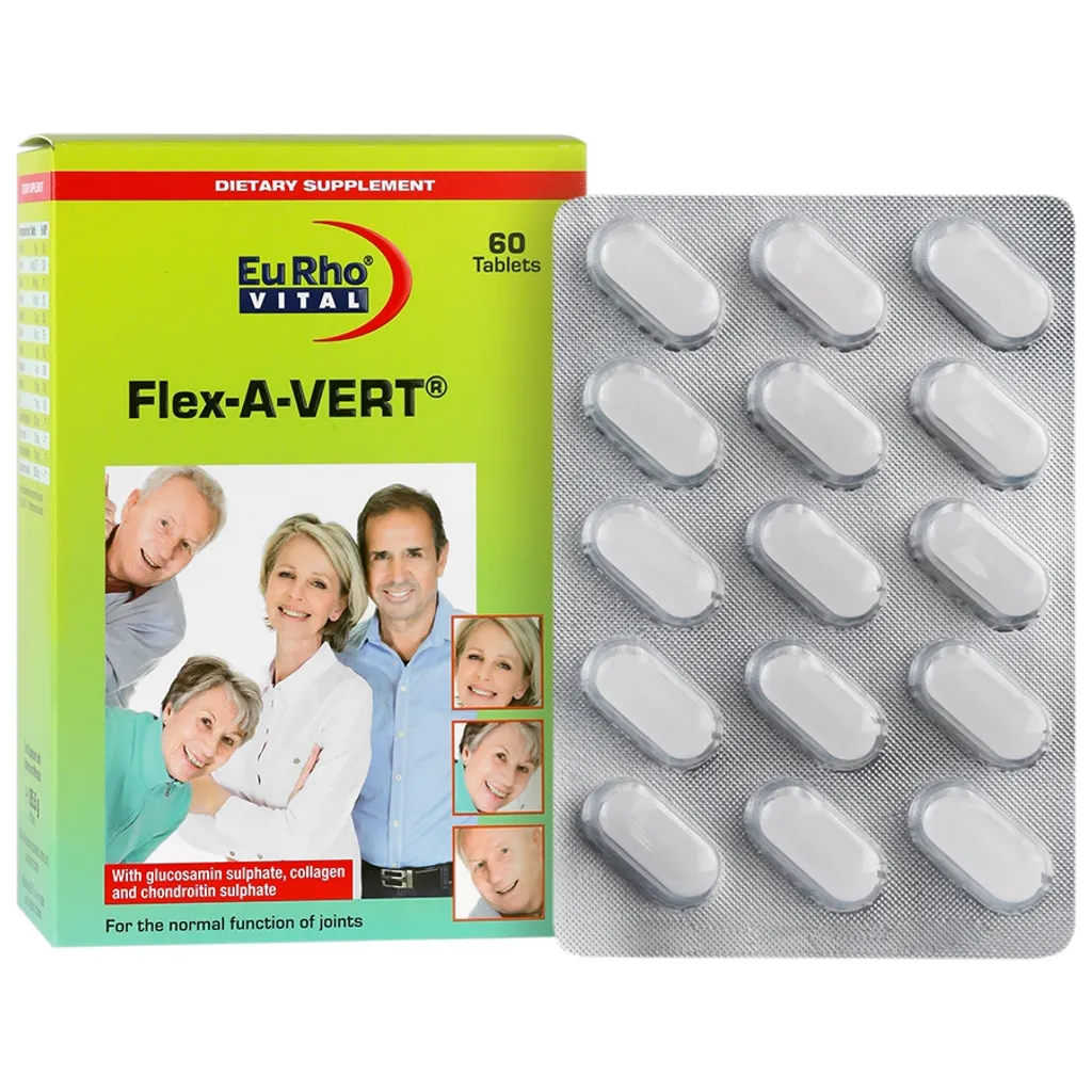 خرید قرص فلکس آ ورت یوروویتال | غضروف‌ساز و تسکین درد مفاصل (حاوی کلاژن)