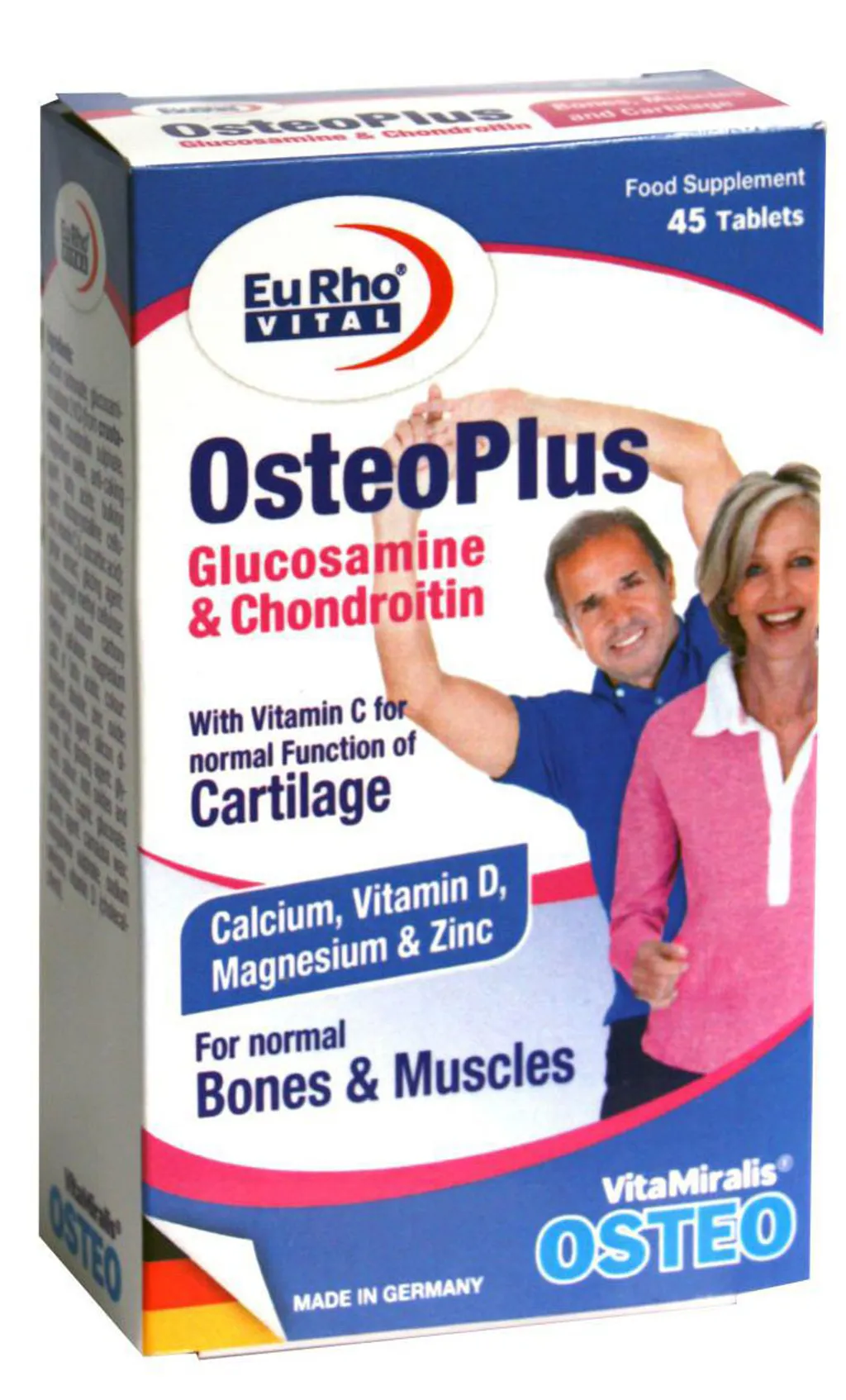 قرص استئو پلاس یوروویتال | غضروف‌ساز و تقویت مفاصل (حاوی گلوکزامین و زنجبیل)