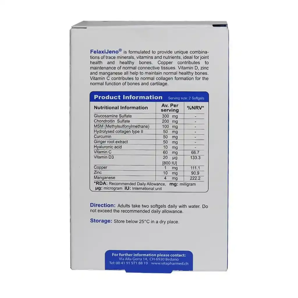 خرید سافت ژل فلکسی ژنو | کپسول نرم غضروف ساز + تسکین درد مفاصل