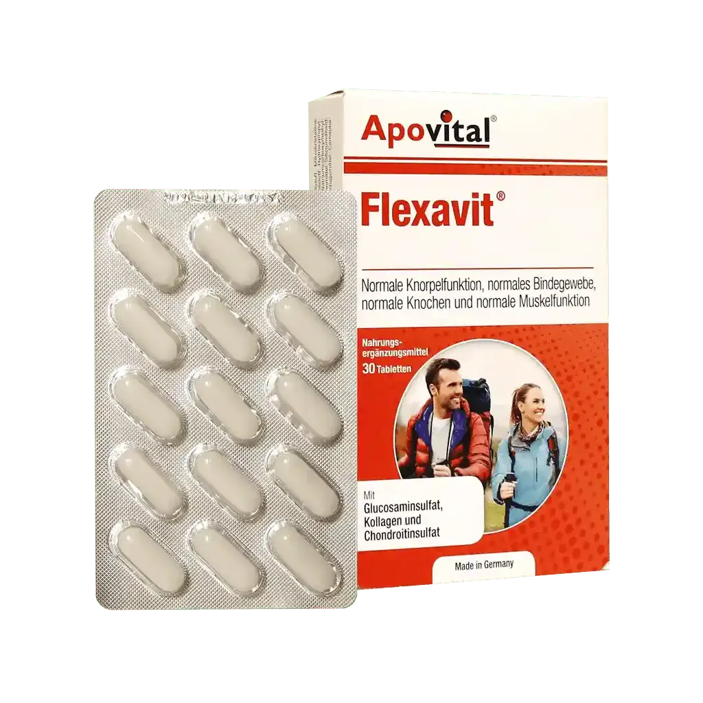 خرید قرص فلکساویت آپوویتال | غضروف ساز آلمانی حاوی کلاژن + ویتامین D