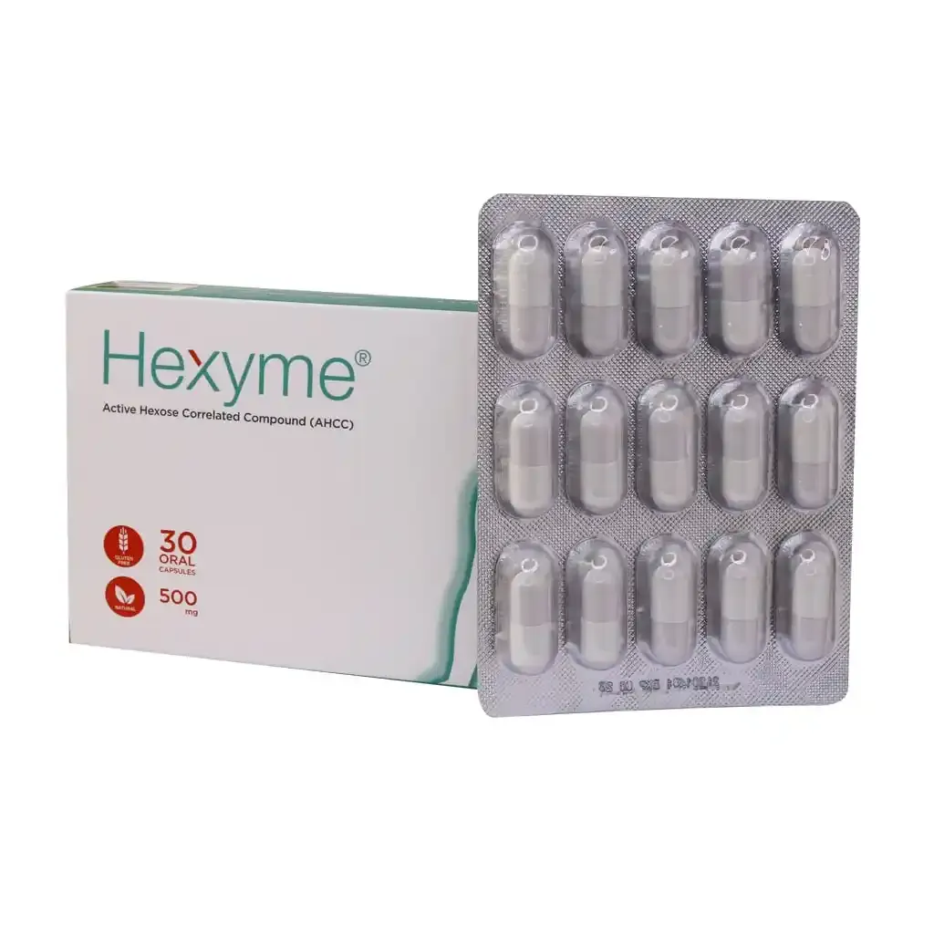 کپسول هگزایم | درمان زگیل تناسلی (HPV) و تقویت ایمنی | AHCC