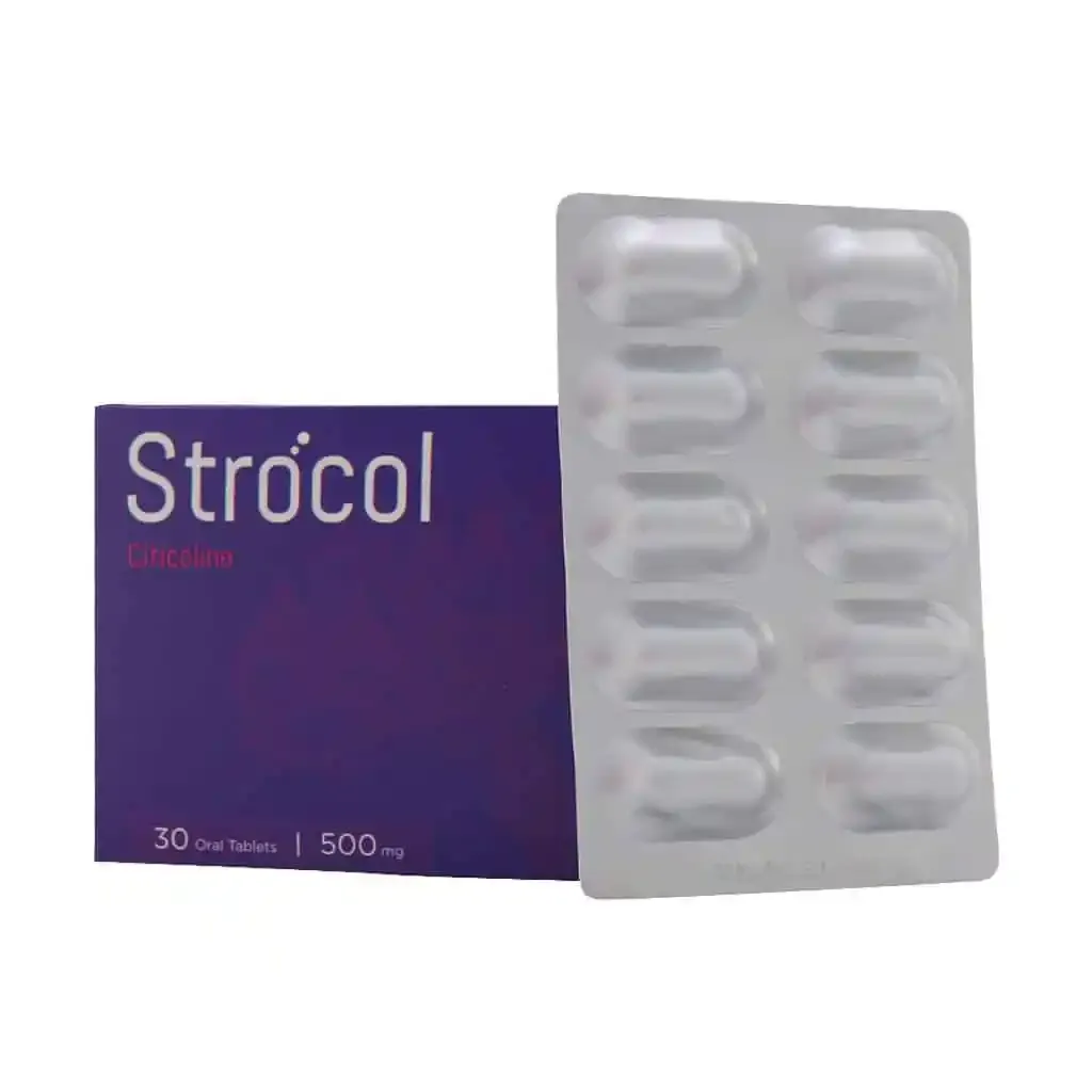 قرص استروکول ۵۰۰ | درمان سکته مغزی و تقویت حافظه | سیتیکولین