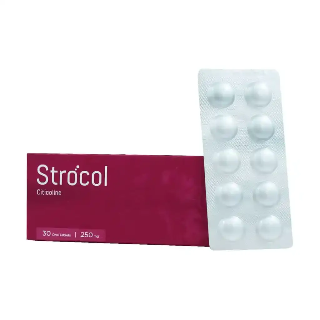 قرص استروکول ۲۵۰ | تقویت حافظه و تمرکز | سیتیکولین