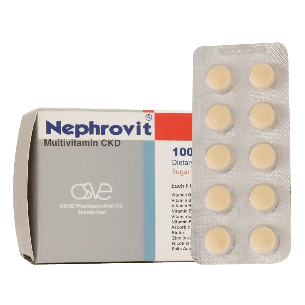 قرص نفروویت اسوه | مخصوص بیماران کلیوی