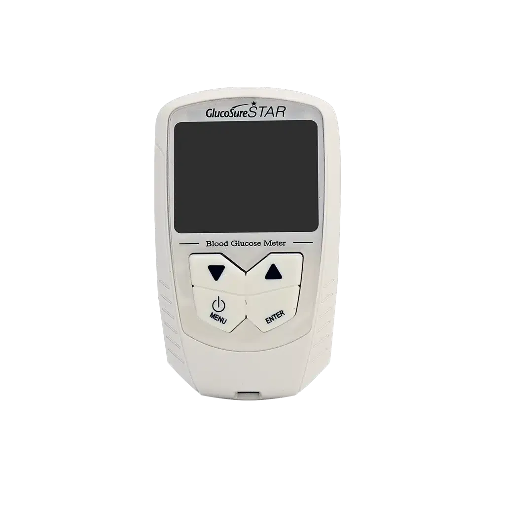 دستگاه تست قند خون گلوکوشور استار | دقت بالا، بدون نیاز به کد | اپکس بیو