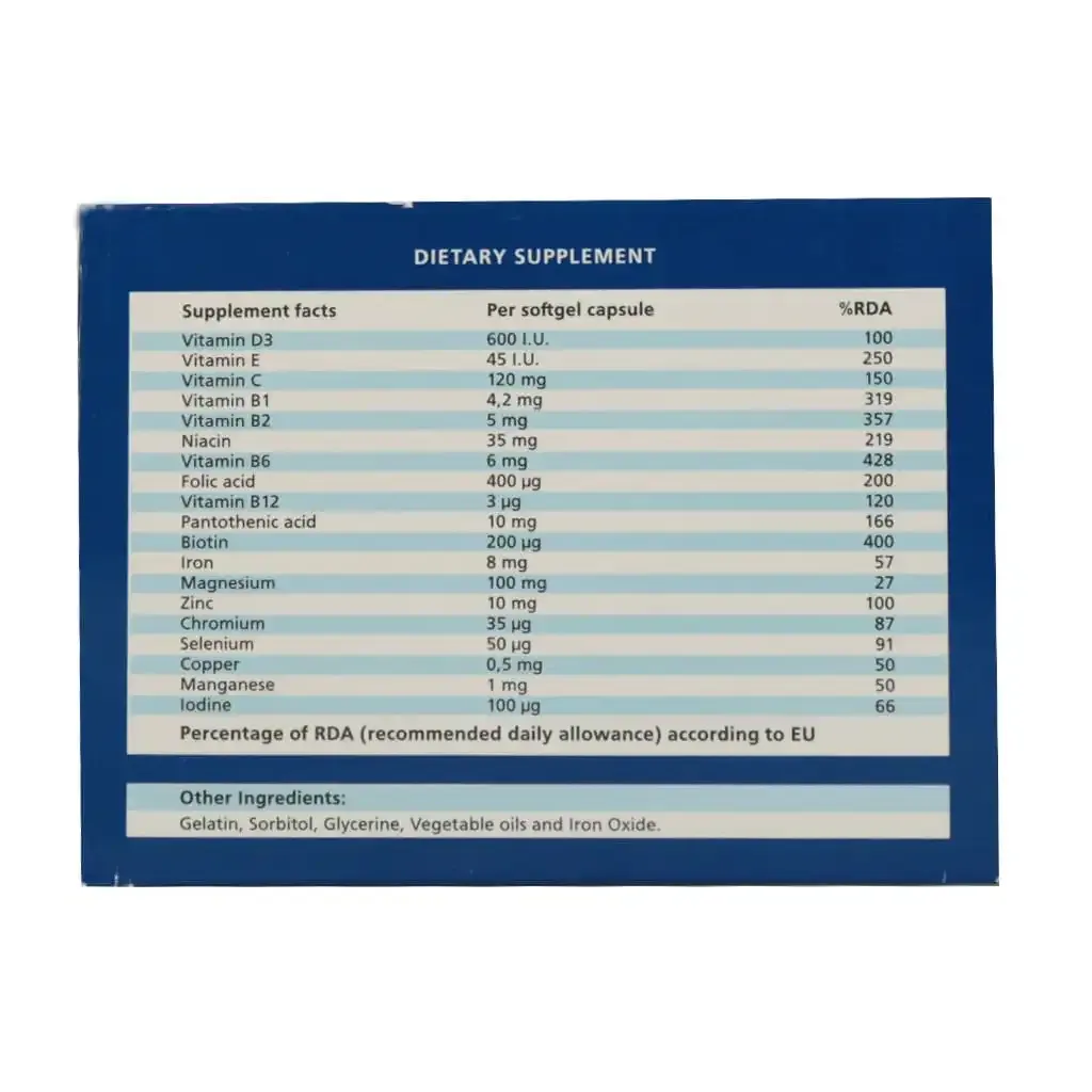 سافت ژل مولتی ویتامین مخصوص دیابتی‌ها دانا