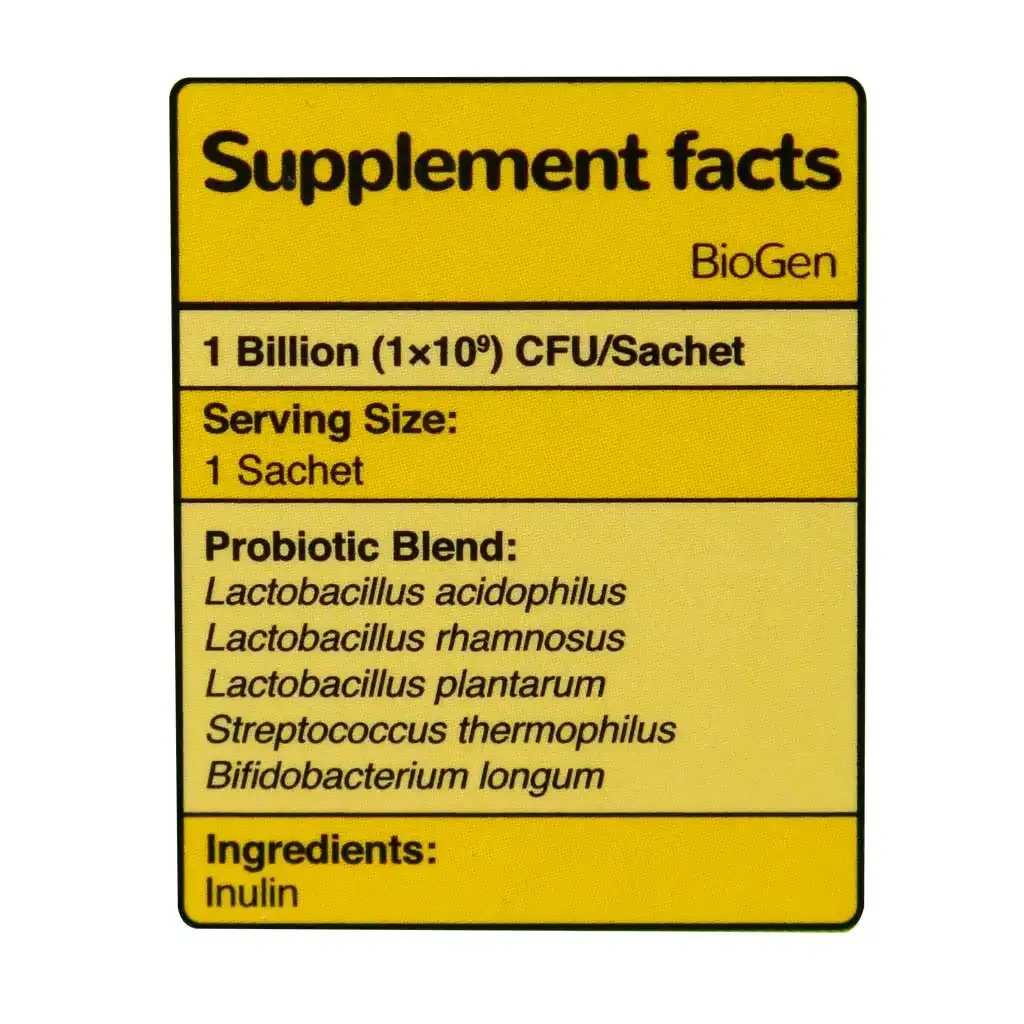 ساشه بایو جن تک ژن فارما پروبیوتیک ژنرال