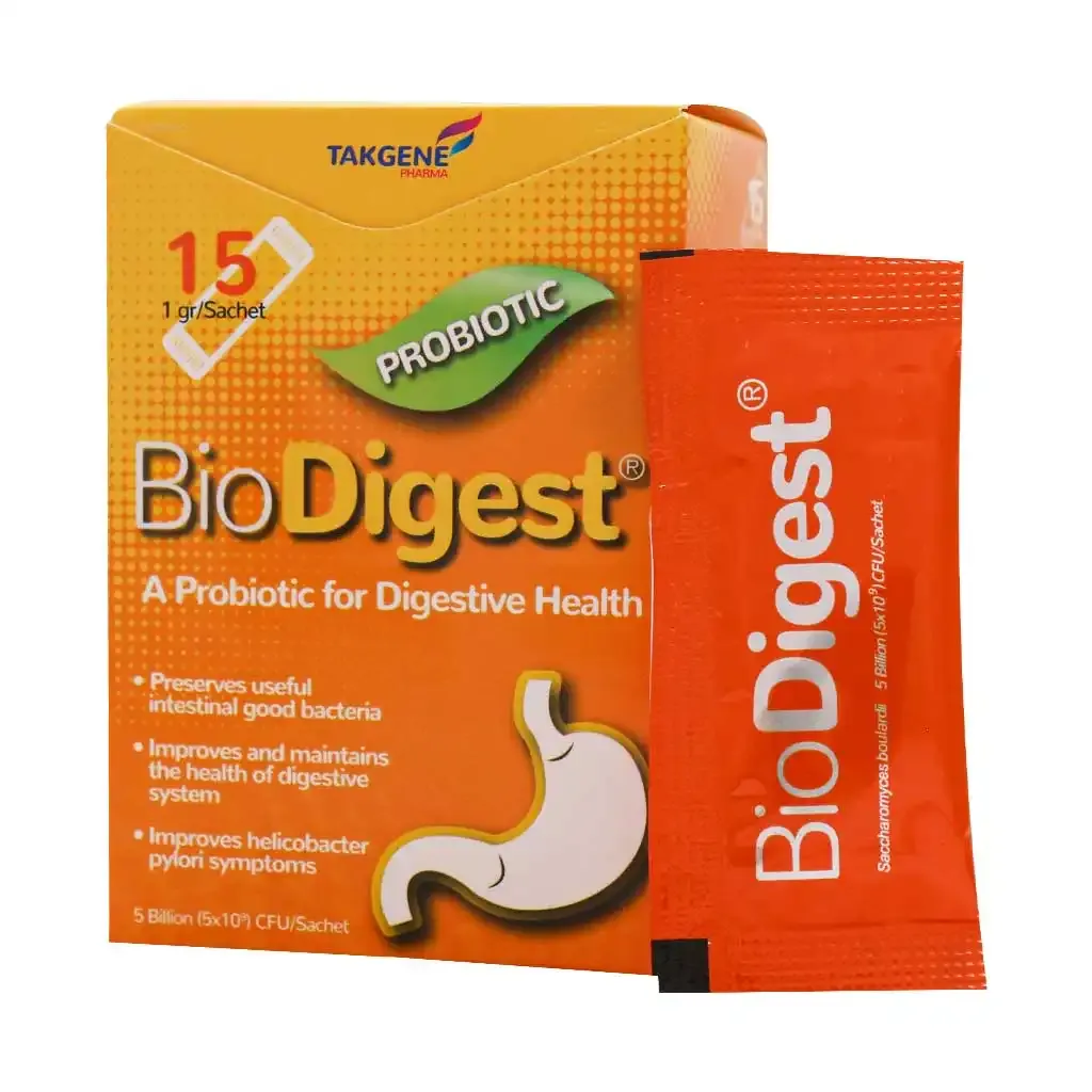 ساشه بایو دایجست تک ژن بهبود هضم و گوارش