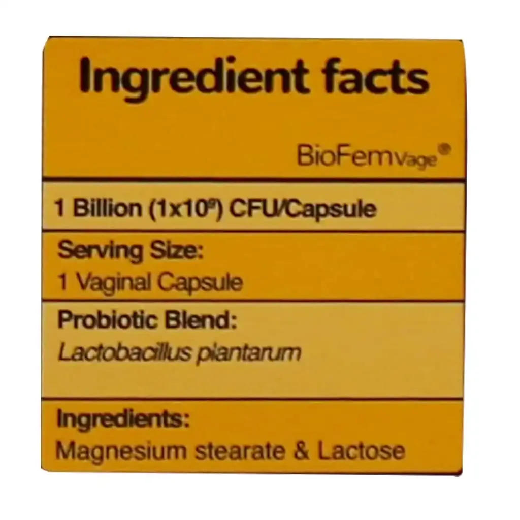 کپسول واژینال بایو فم واژ تک ژن تعادل فلور واژن