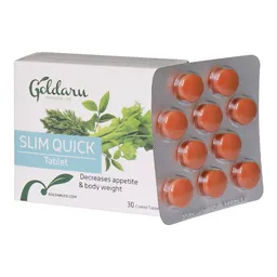 قرص اسلیم‌کوئیک گل‌دارو ۳۰ عددی