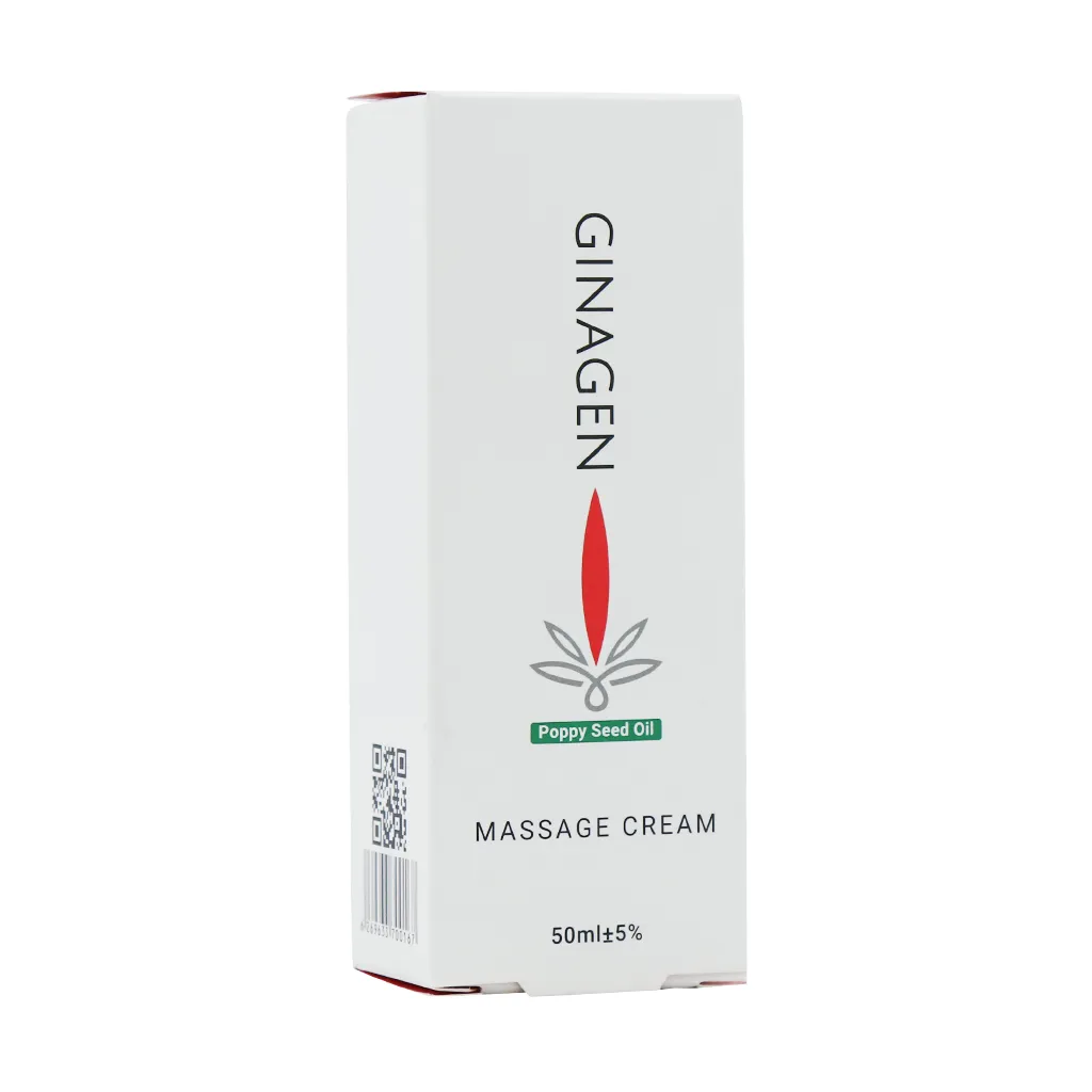 کرم ماساژ ژیناژن | پماد ضد درد خشخاش | قیمت کرم روغن خشخاش